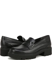 Vionic Fillmore Leather Lug Sole Penny Loafers