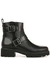 Vionic Folsom Nubuck Buckle Lugged Booties