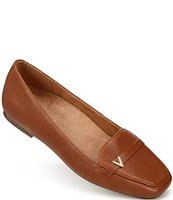 Vionic Hayes Leather Flat Loafers