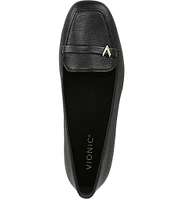 Vionic Hayes Leather Flat Loafers