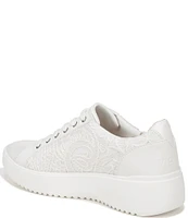 Vionic Kearny Leather Lace Platform Lace-Up Sneakers