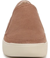 Vionic Kearny Shimmer Leather Platform Sneakers