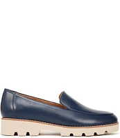 Vionic Kensley Leather Slip-On Lug Sole Platform Loafers