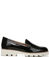 Vionic Kensley Patent Leather Slip-On Lug Sole Platform Loafers