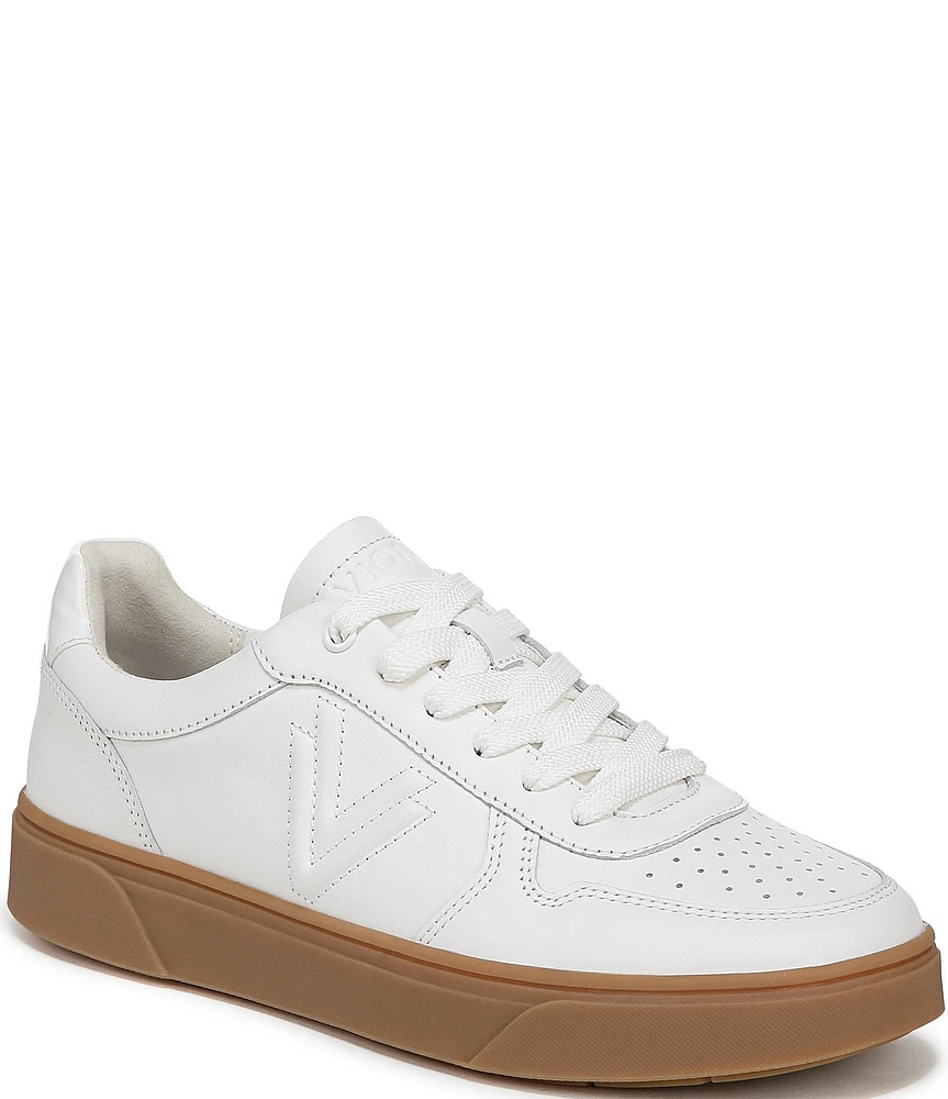 Vionic Kimmie Court Leather Gum Sole Sneakers