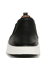 Vionic Kimmie Leather Platform Slip-On Sneakers