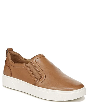 Vionic Kimmie Leather Platform Slip-On Sneakers