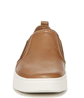 Vionic Kimmie Leather Platform Slip-On Sneakers