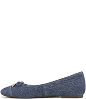 Vionic Klara Bow Detail Suede Ballet Flats