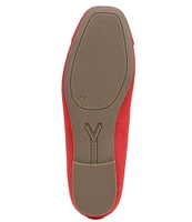 Vionic Klara Bow Detail Suede Ballet Flats