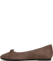 Vionic Klara Bow Detail Suede Ballet Flats