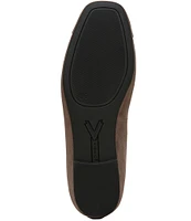 Vionic Klara Bow Detail Suede Ballet Flats