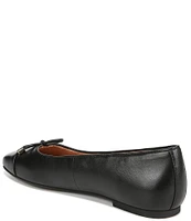 Vionic Klara Leather Bow Detail Ballet Flats