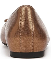 Vionic Klara Leather Bow Detail Ballet Flats