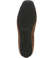 Vionic Klara Leather Bow Detail Ballet Flats