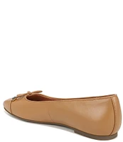 Vionic Klara Leather Bow Detail Ballet Flats