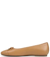 Vionic Klara Leather Bow Detail Ballet Flats