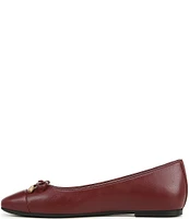 Vionic Klara Leather Bow Detail Ballet Flats