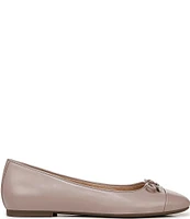 Vionic Klara Leather Bow Detail Ballet Flats