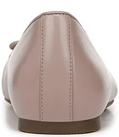 Vionic Klara Leather Bow Detail Ballet Flats