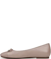 Vionic Klara Leather Bow Detail Ballet Flats