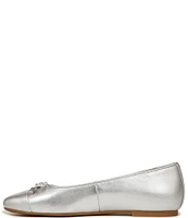 Vionic Klara Leather Bow Detail Ballet Flats