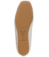 Vionic Klara Leather Bow Detail Ballet Flats