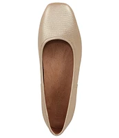 Vionic Orinda Leather Ballet Flats