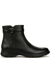 Vionic Redding Leather Buckle Ankle Booties