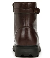 Vionic Redding Leather Buckle Ankle Booties