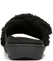 Vionic Relax Faux Shearling Slide Slippers