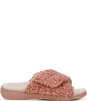 Vionic Relax Faux Shearling Slide Slippers