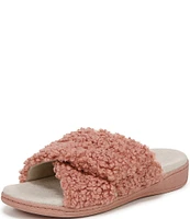 Vionic Relax Faux Shearling Slide Slippers