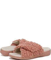 Vionic Relax Faux Shearling Slide Slippers