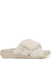 Vionic Relax Faux Shearling Slide Slippers