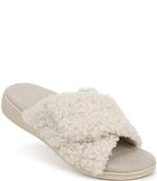 Vionic Relax Faux Shearling Slide Slippers