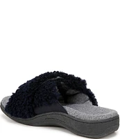 Vionic Relax Faux Shearling Slide Slippers