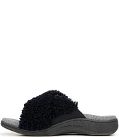 Vionic Relax Faux Shearling Slide Slippers