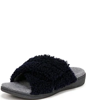 Vionic Relax Faux Shearling Slide Slippers