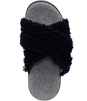 Vionic Relax Faux Shearling Slide Slippers