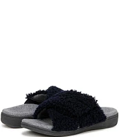 Vionic Relax Faux Shearling Slide Slippers