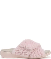 Vionic Relax II Chevron Faux Fur Slide Slippers