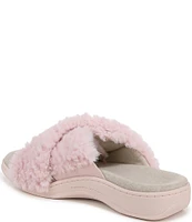 Vionic Relax II Chevron Faux Fur Slide Slippers