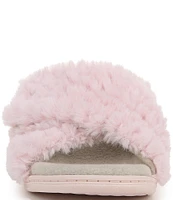 Vionic Relax II Chevron Faux Fur Slide Slippers