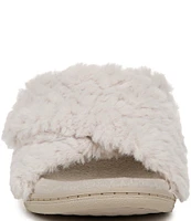 Vionic Relax II Chevron Faux Fur Slide Slippers