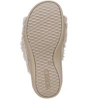 Vionic Relax II Chevron Faux Fur Slide Slippers