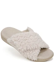 Vionic Relax II Chevron Faux Fur Slide Slippers