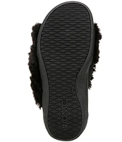 Vionic Relax II Chevron Faux Fur Slide Slippers