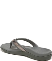 Vionic Tide Patent Leather Thong Sandals