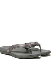 Vionic Tide Patent Leather Thong Sandals